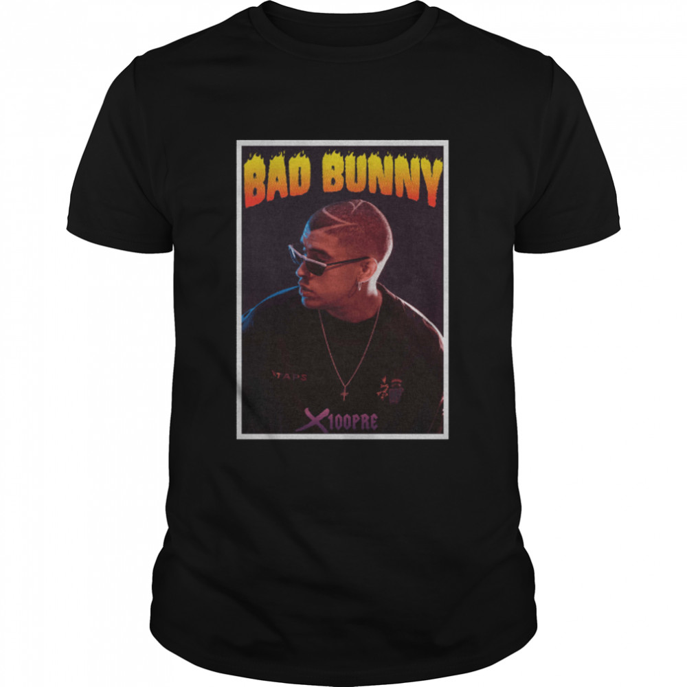 Bad Bunny Collage Great Rapper shirt Classic Men's T-shirt