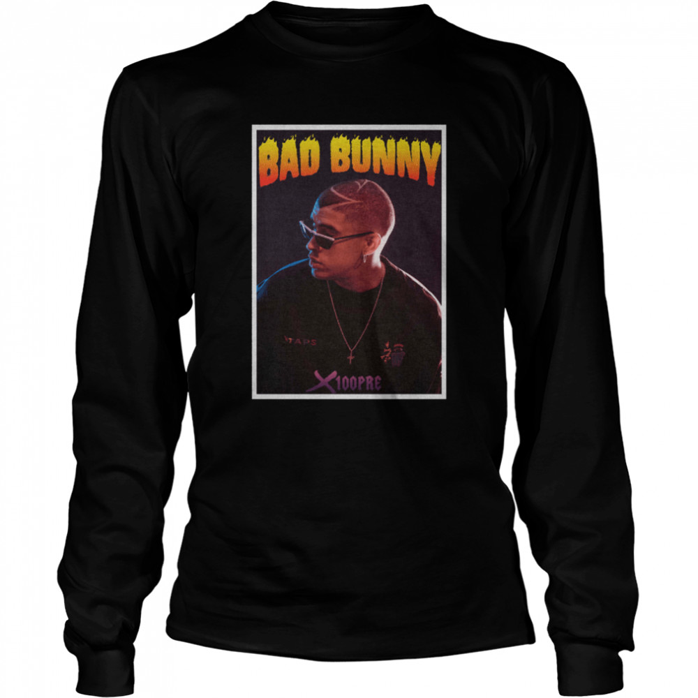 bad bunny collage great rapper shirt long sleeved t shirt