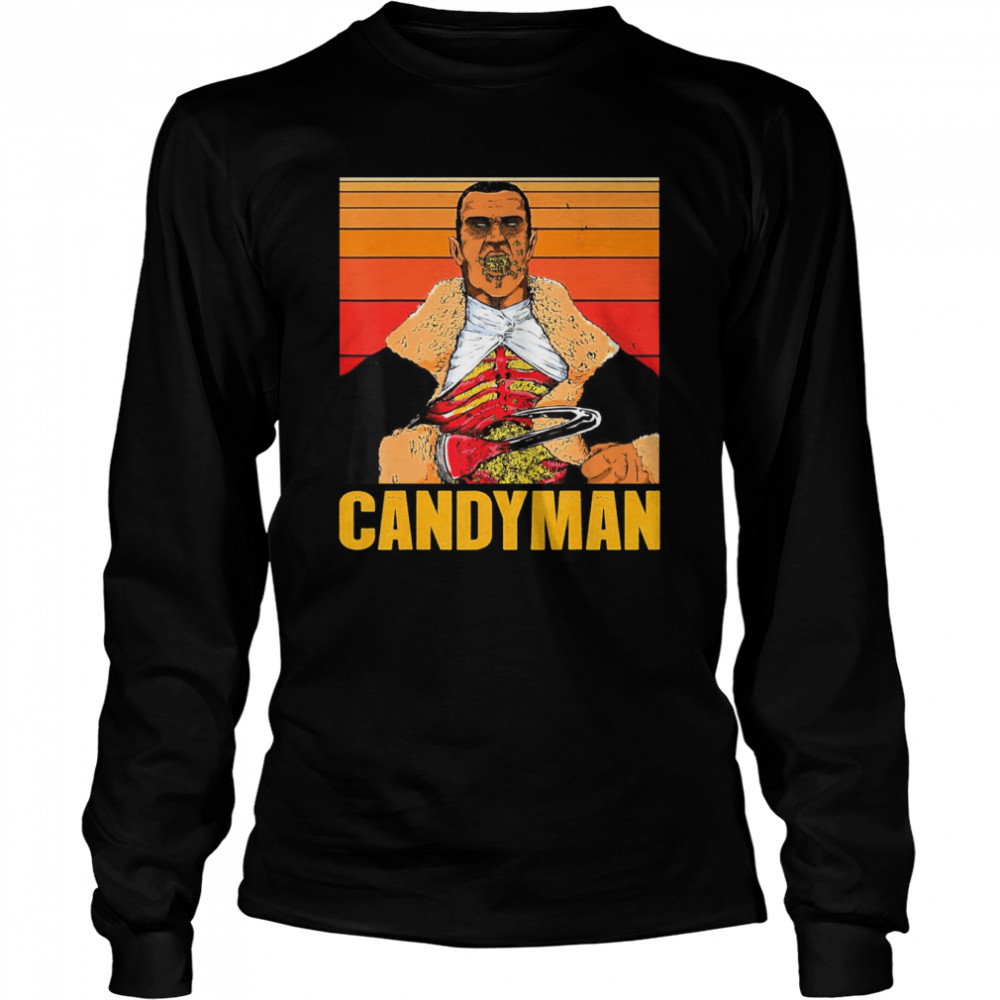 Candyman Goth Gothic Themed Original Graphic Horror Movie Buff shirt Long Sleeved T-shirt