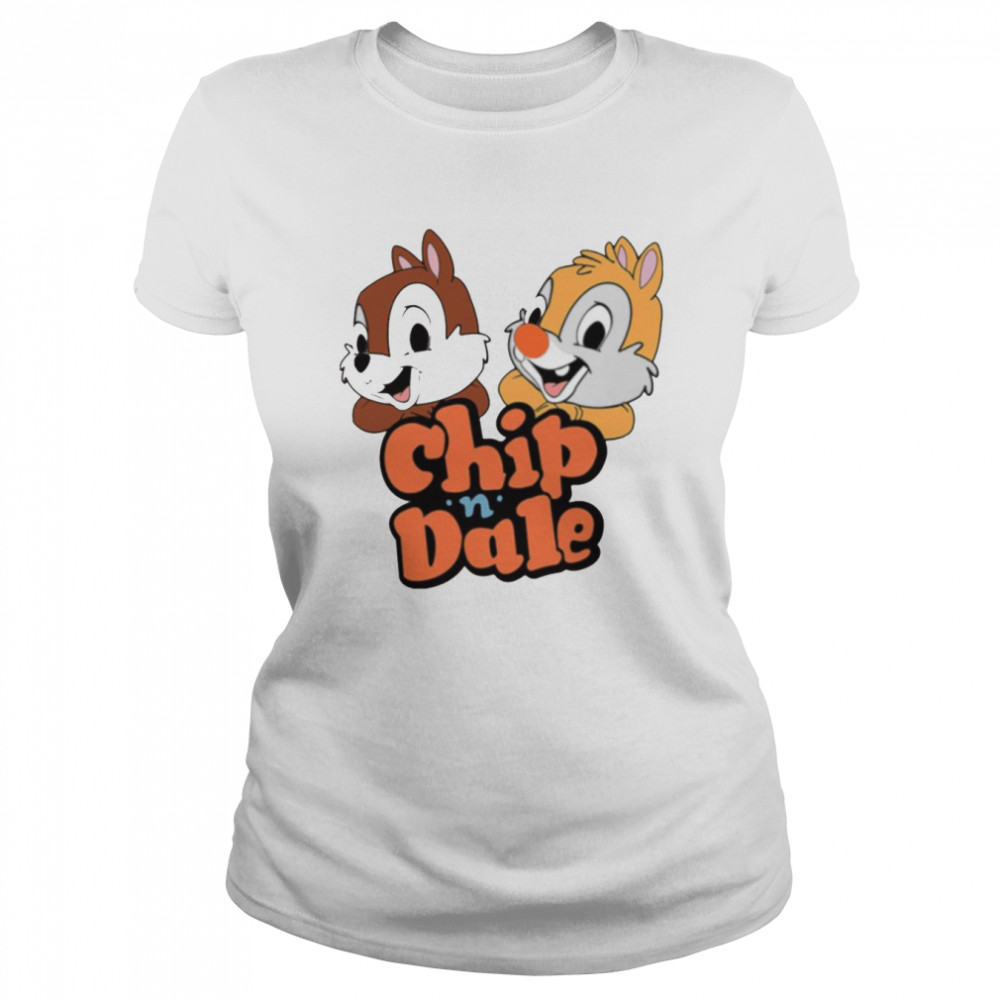 characters chip n dale cute shirt classic womens t shirt