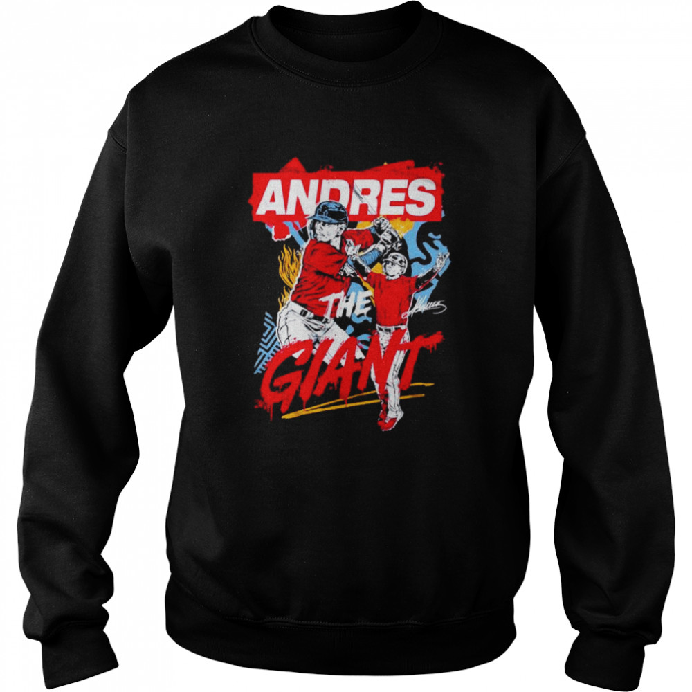 Andres Gimenez the Giant shirt Unisex Sweatshirt