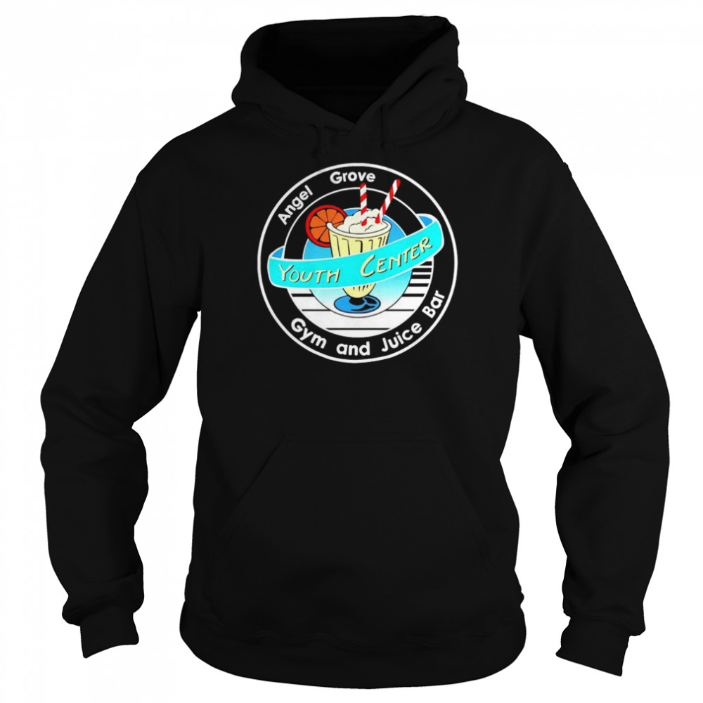 Angel grove young center gym and juice bar shirt Unisex Hoodie