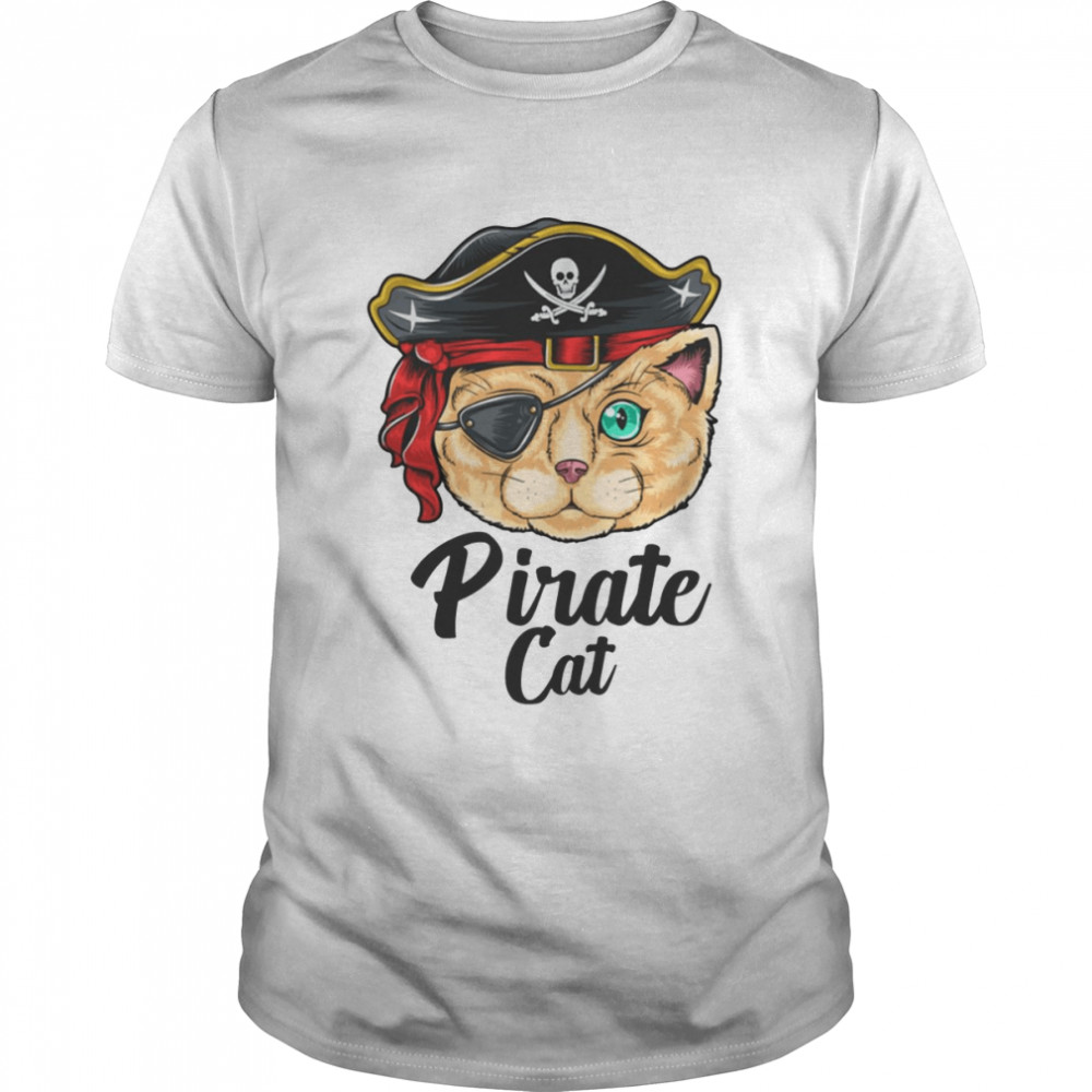 Cat Pirate Pirate Costume Cat Event Pirate Cats shirt Classic Men's T-shirt
