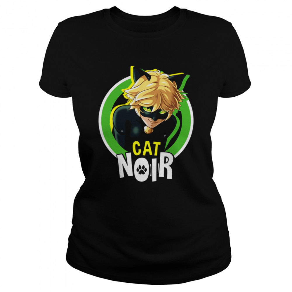 Character Miraculous Ladybug Cat Noir Badge shirt 5 Character Miraculous Ladybug Cat Noir Badge shirt Classic Women's T-shirt
