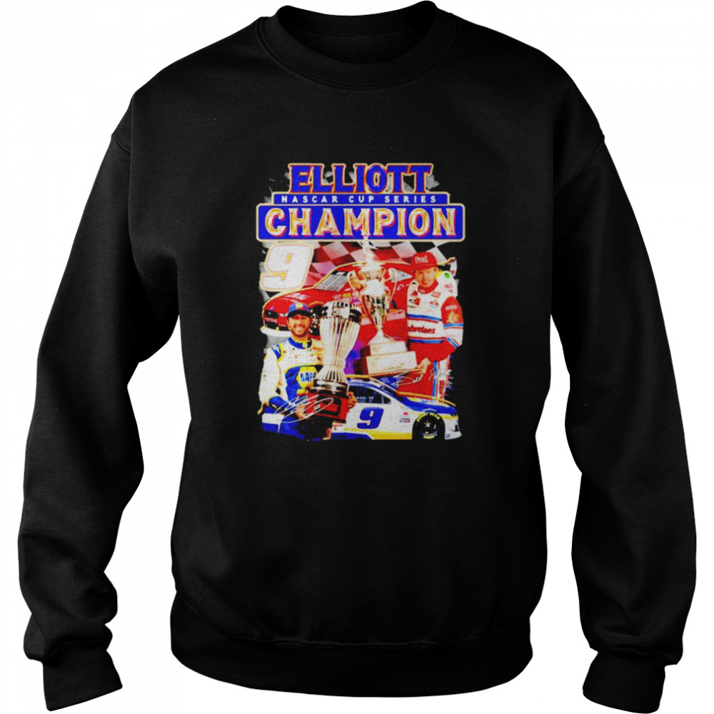 Chase Elliott Nascar cup series champion signatures shirt Unisex Sweatshirt
