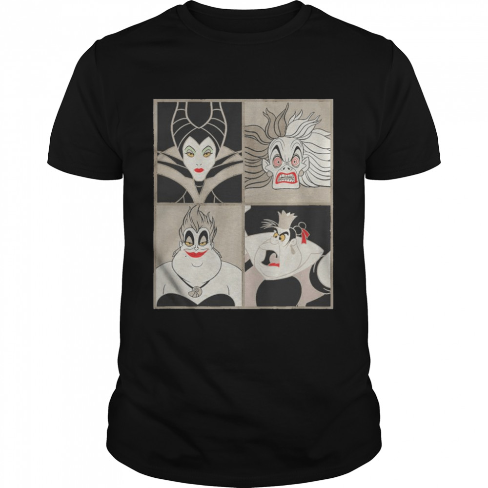 Disney Villains Malificent Ursula Cruella Shirt