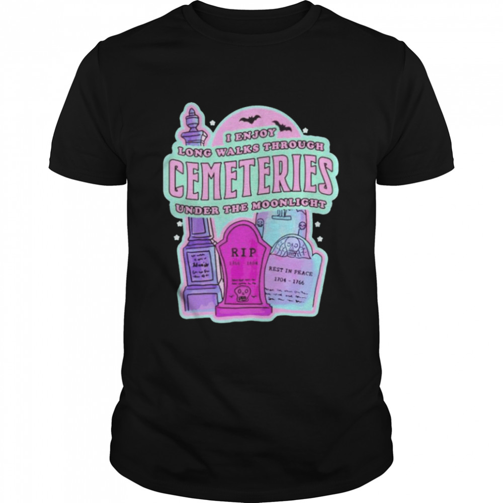 I enjoy long walks through cemeteries shirt Classic Men's T-shirt