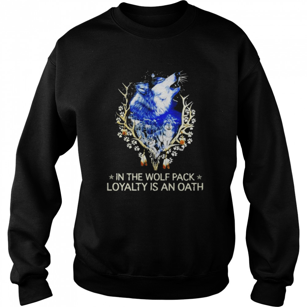 In the wolf pack loyalty is an oath shirt Unisex Sweatshirt