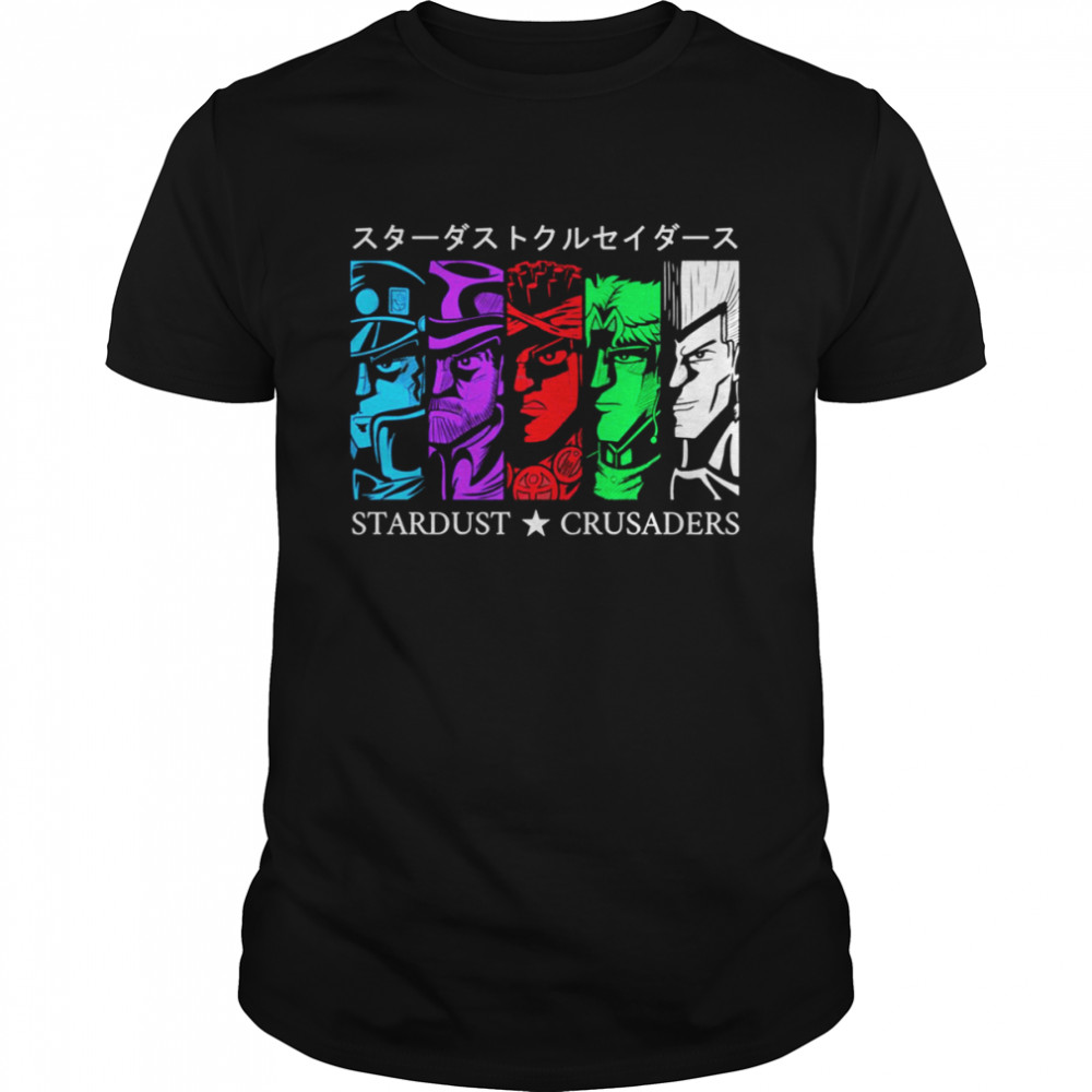 Japanese Stardust Crusaders JoJo’s Bizarre Adventure Anime shirt Classic Men's T-shirt