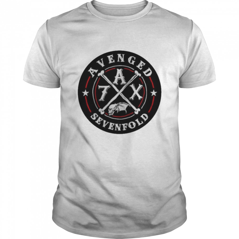 Logo 7Ax Skeleton Avenged Sevenfold Band T-Shirt