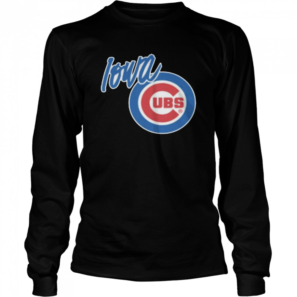 Milb Iowa Chicago Cubs logo 2022 shirt Long Sleeved T-shirt