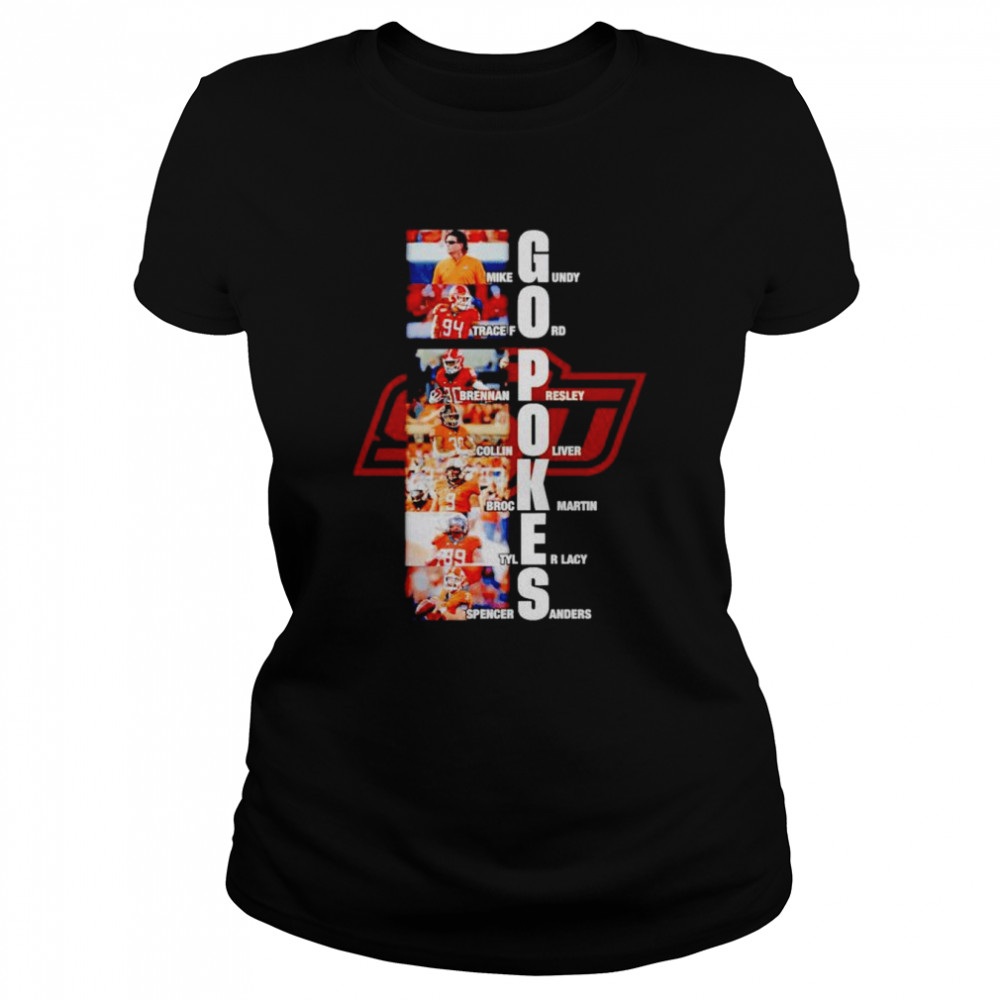 Oklahoma State Cowboys players name shirt 5 Oklahoma State Cowboys players name shirt Classic Women's T-shirt