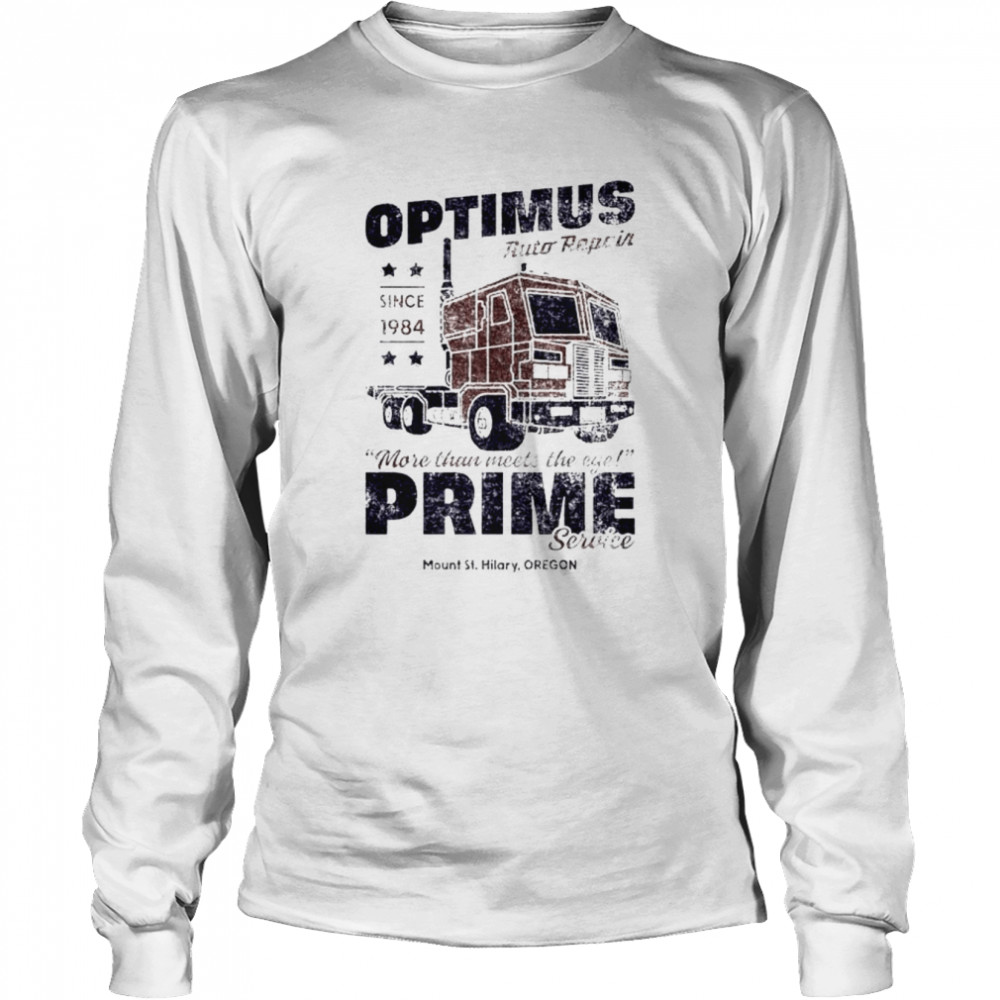 Optimus Prime more than meets the eye shirt Long Sleeved T-shirt