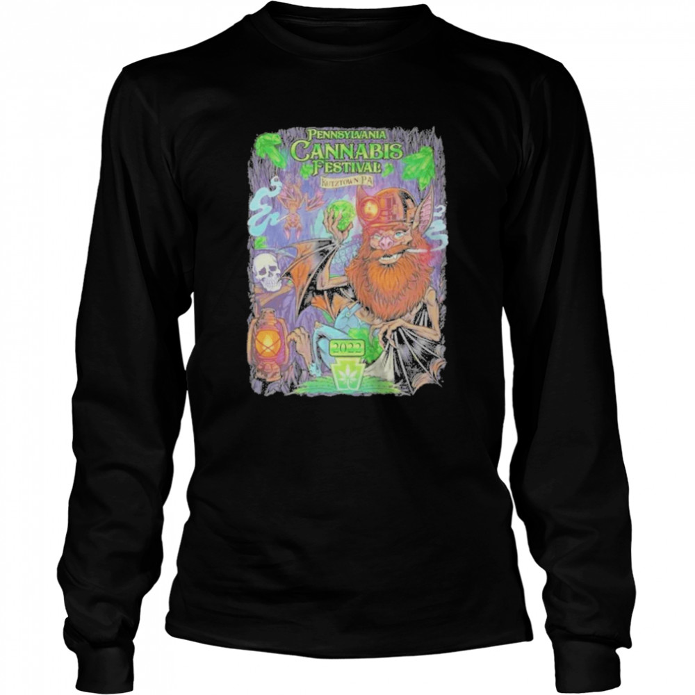 Pennsylvania Cannabis 2022 Festival Shirt 6 Pennsylvania Cannabis 2022 Festival Long Sleeved T-shirt