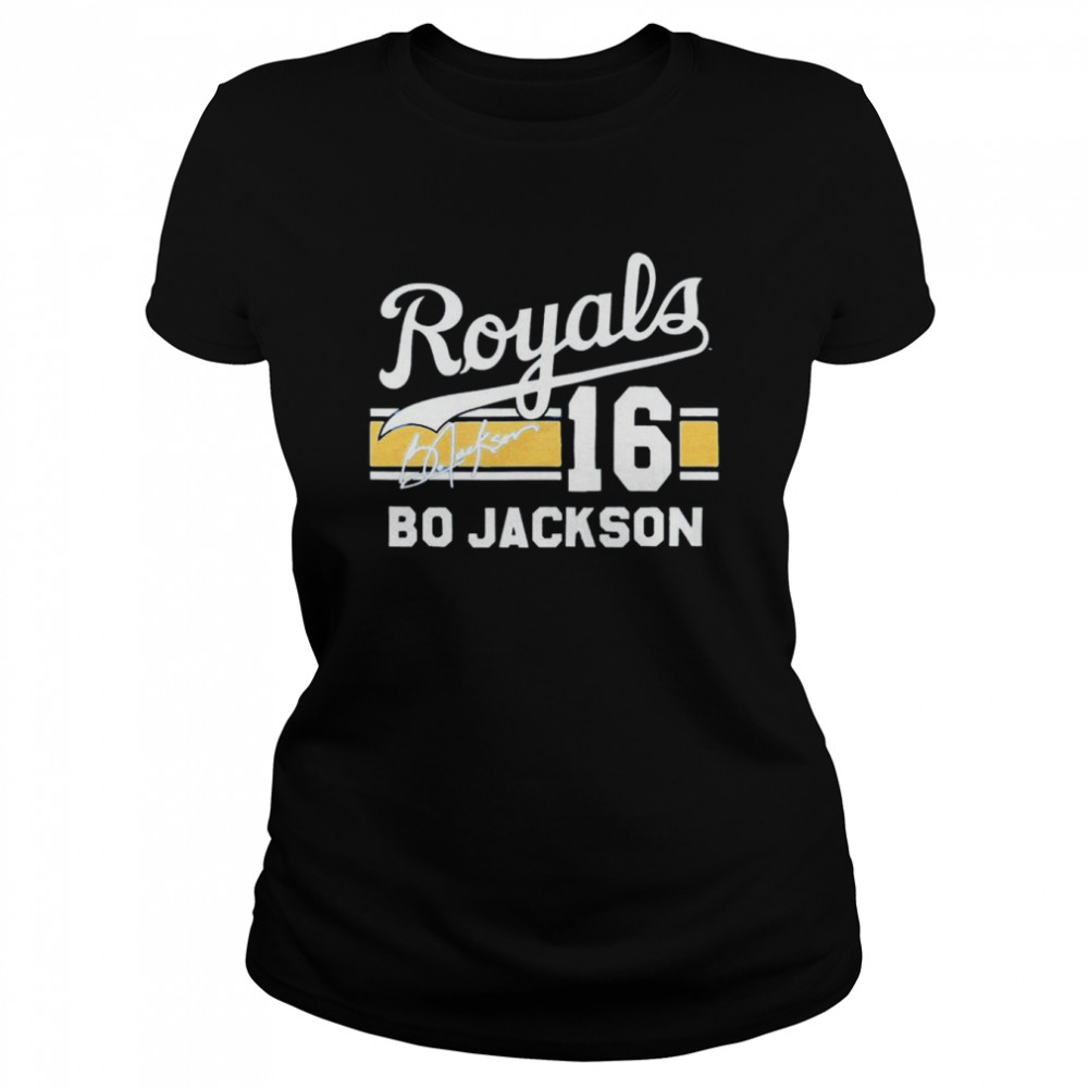 Royals Bo Jackson Signature Jersey shirt Classic Women's T-shirt
