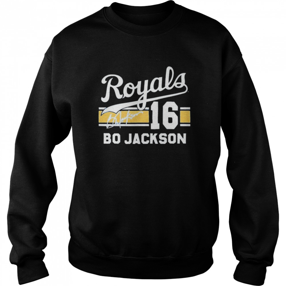 Royals Bo Jackson Signature Jersey shirt Unisex Sweatshirt