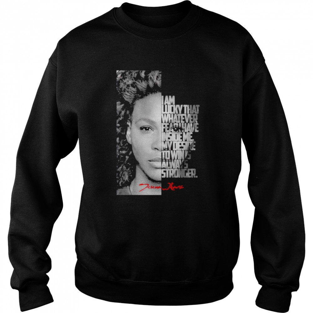 Serena Williams greatest female athlete T-shirt Unisex Sweatshirt