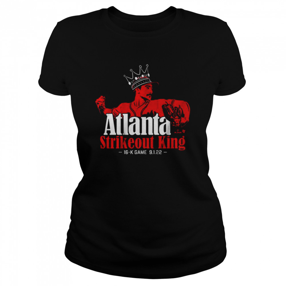 Spencer strider atlanta strikeout king shirt Classic Women's T-shirt