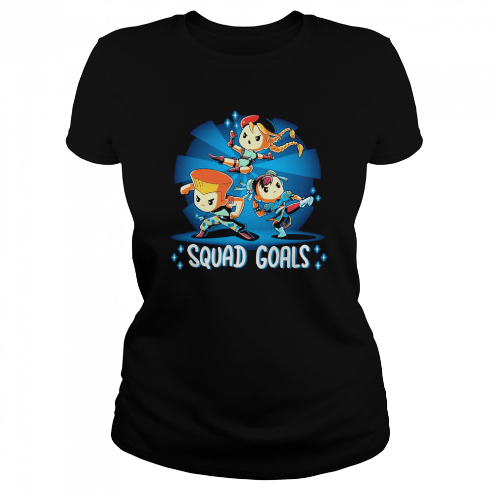 TeeTurtle Capcom Squad Goals Classic Women's T-shirt