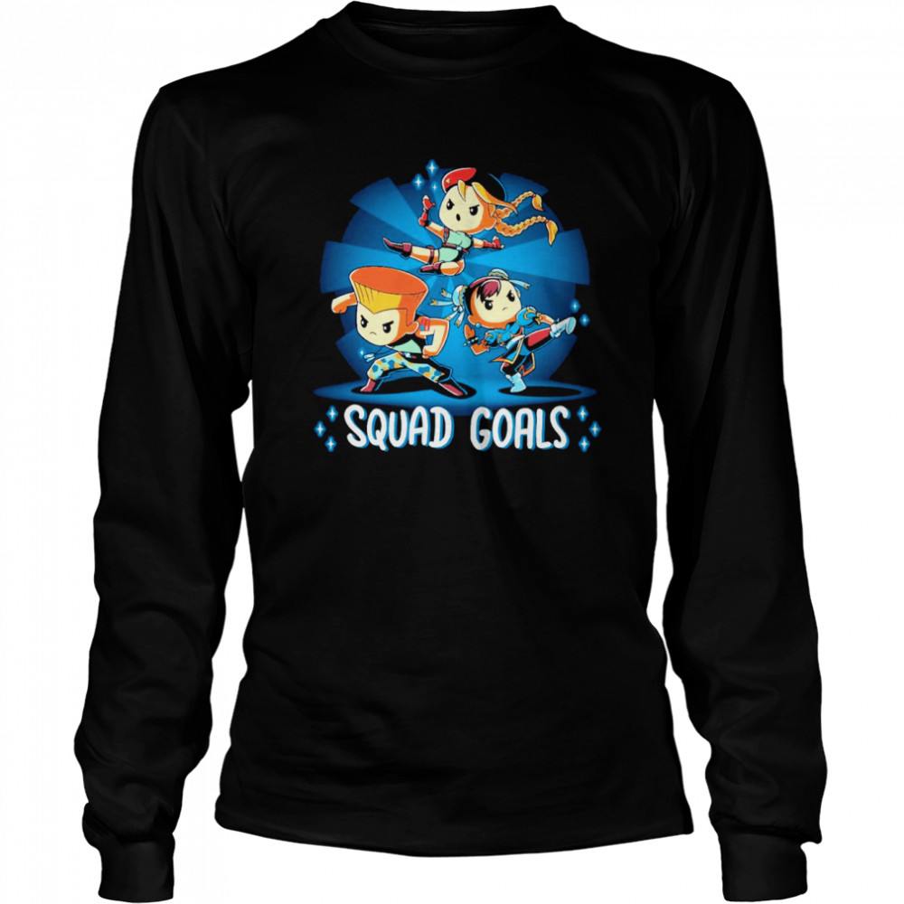 TeeTurtle Capcom Squad Goals Shirt 6 TeeTurtle Capcom Squad Goals Long Sleeved T-shirt