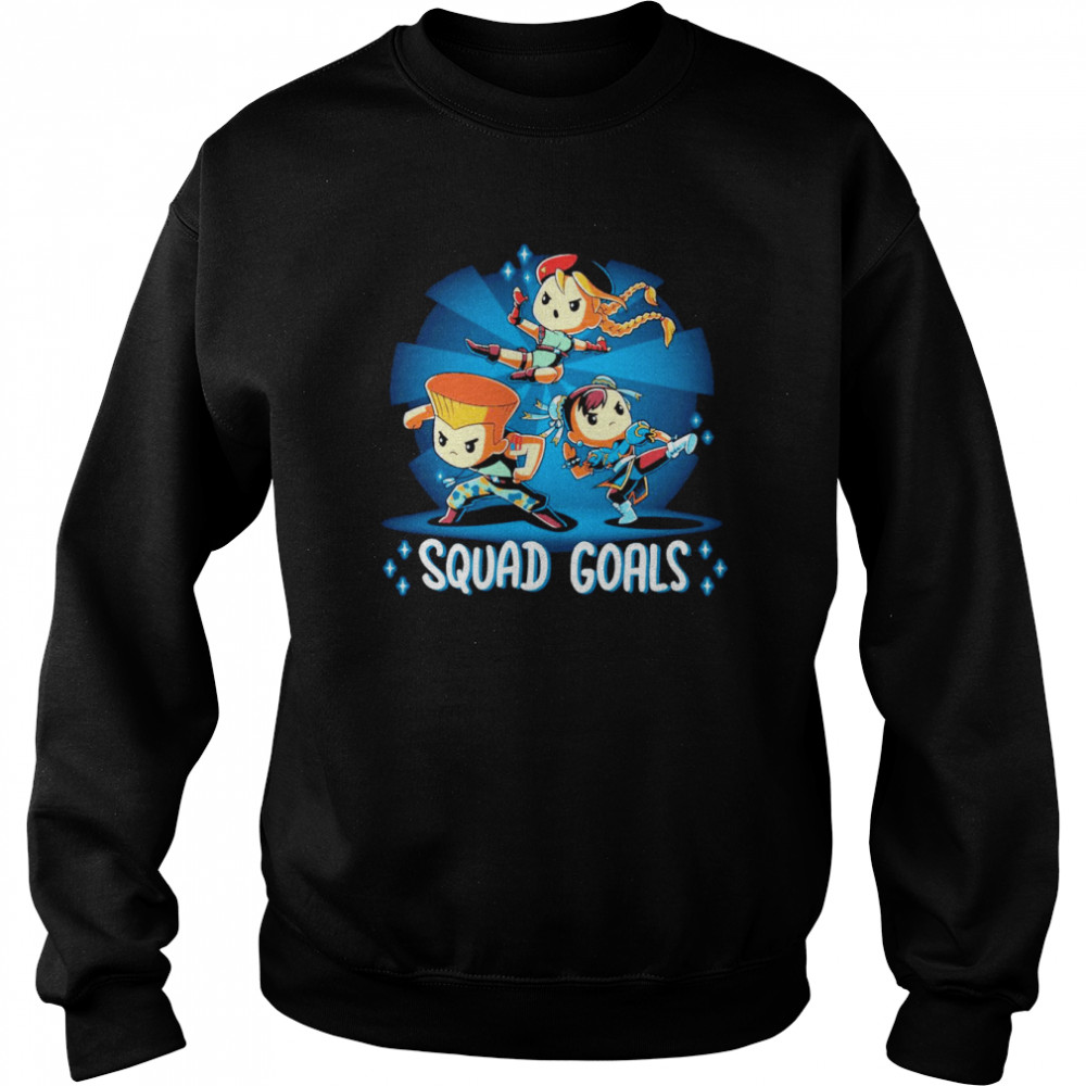 TeeTurtle Capcom Squad Goals Unisex Sweatshirt