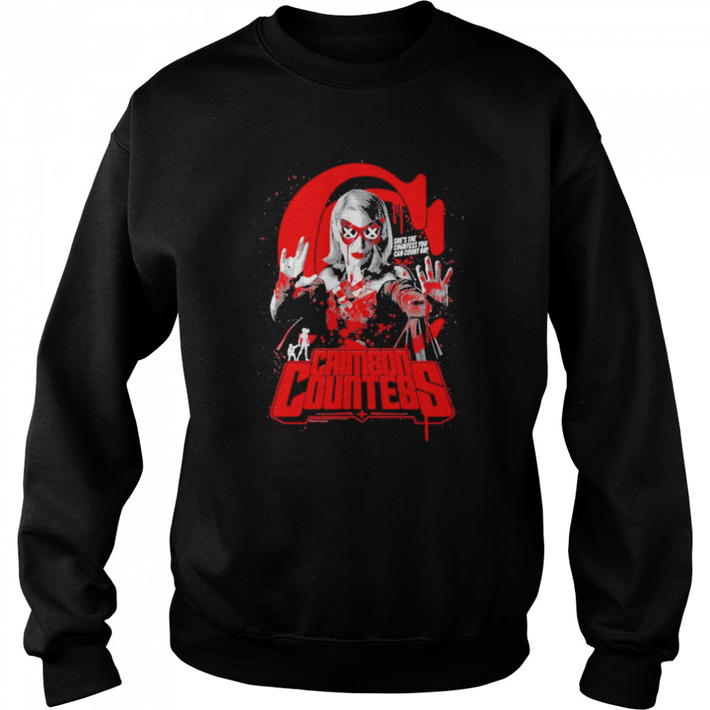 The Boys Crimson Countess Superhero Unisex Sweatshirt