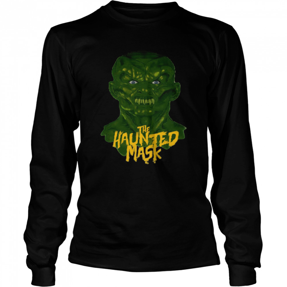 The Haunted Mask Monster Disney Funny Halloween shirt Long Sleeved T-shirt