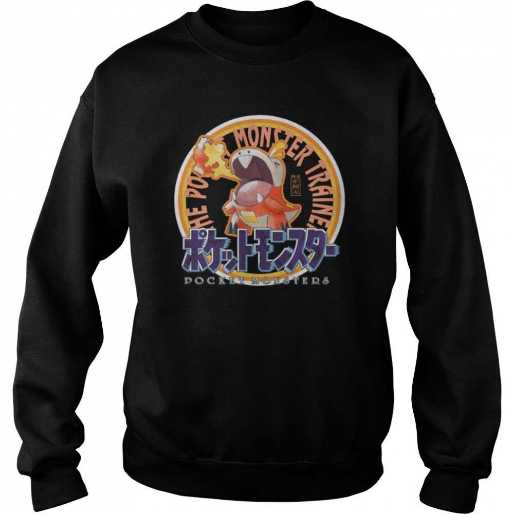 The Pokemon Monster Trainer Pocket Monsters Fuecoco shirt 7 The Pokemon Monster Trainer Pocket Monsters Fuecoco shirt Unisex Sweatshirt