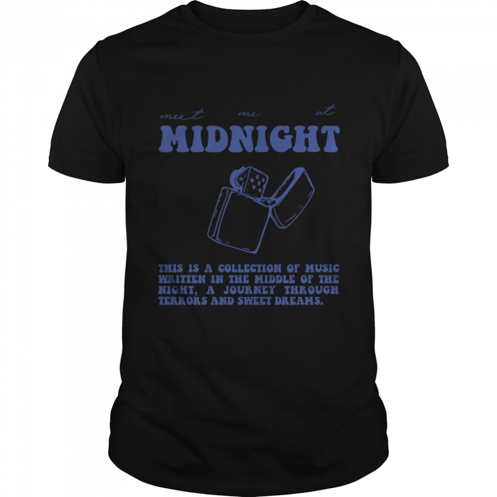 TS Taylor Midnights A Collection Of Music Written In The Middle Of The Night shirt Classic Men's T-shirt