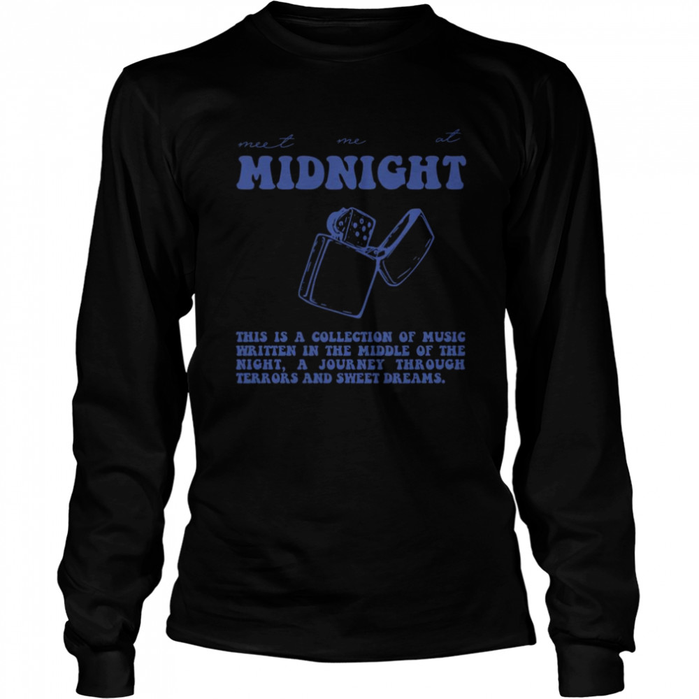 TS Taylor Midnights A Collection Of Music Written In The Middle Of The Night shirt 6 TS Taylor Midnights A Collection Of Music Written In The Middle Of The Night shirt Long Sleeved T-shirt