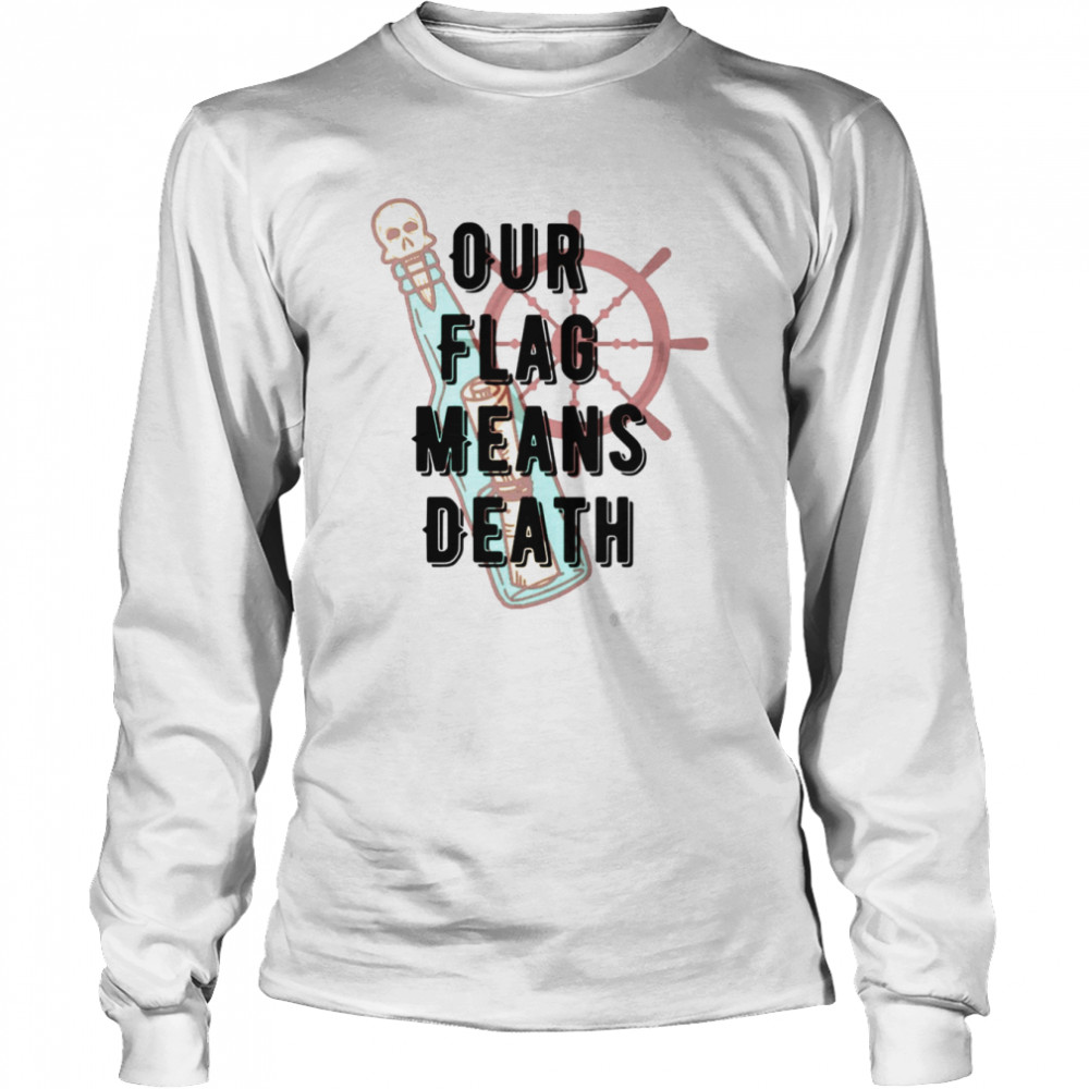 Vintage Oldschool Our Flag Means Death Taika Waititi shirt Long Sleeved T-shirt