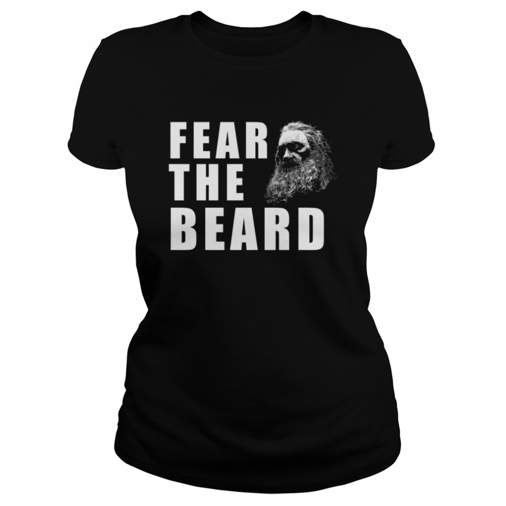 Vintage Our Flag Means Death Blackbeard Fear The Beard shirt Classic Women's T-shirt