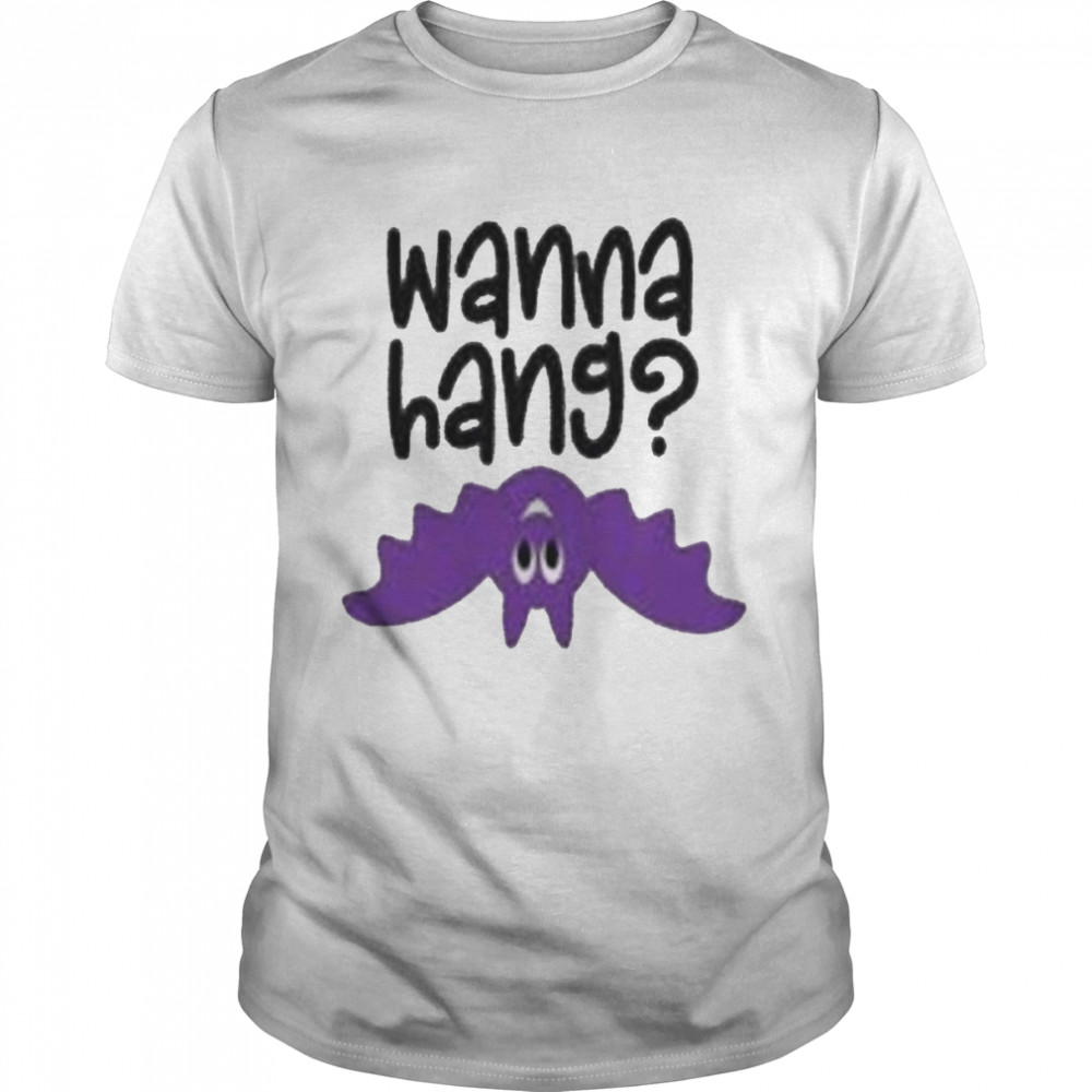Wanna Hang Bat Vamper Disney Funny Halloween shirt Classic Men's T-shirt
