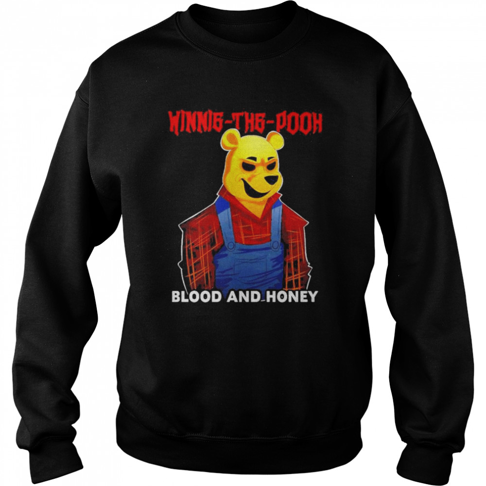 Winnie The Pooh Blood And Honey Halloween 2022 Unisex Sweatshirt