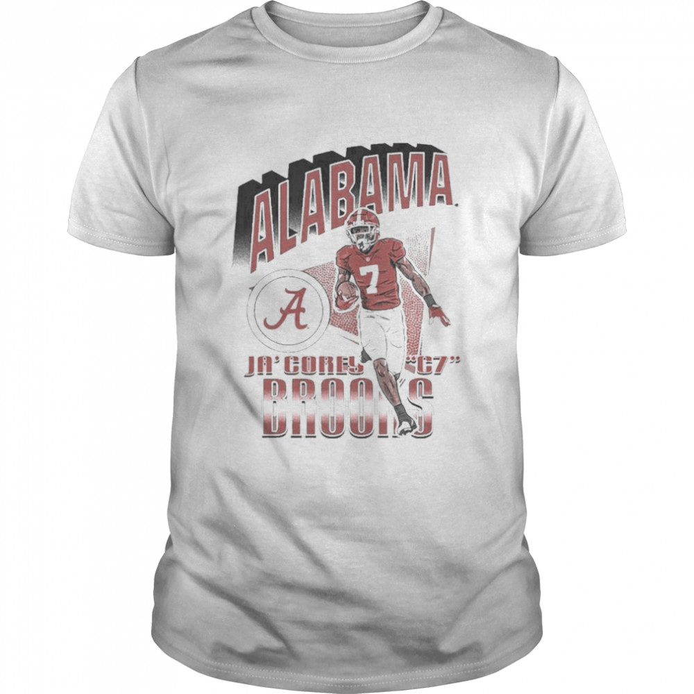 Alabama Crimson Tide Ja’corey Brooks C7 Caricature Shirt