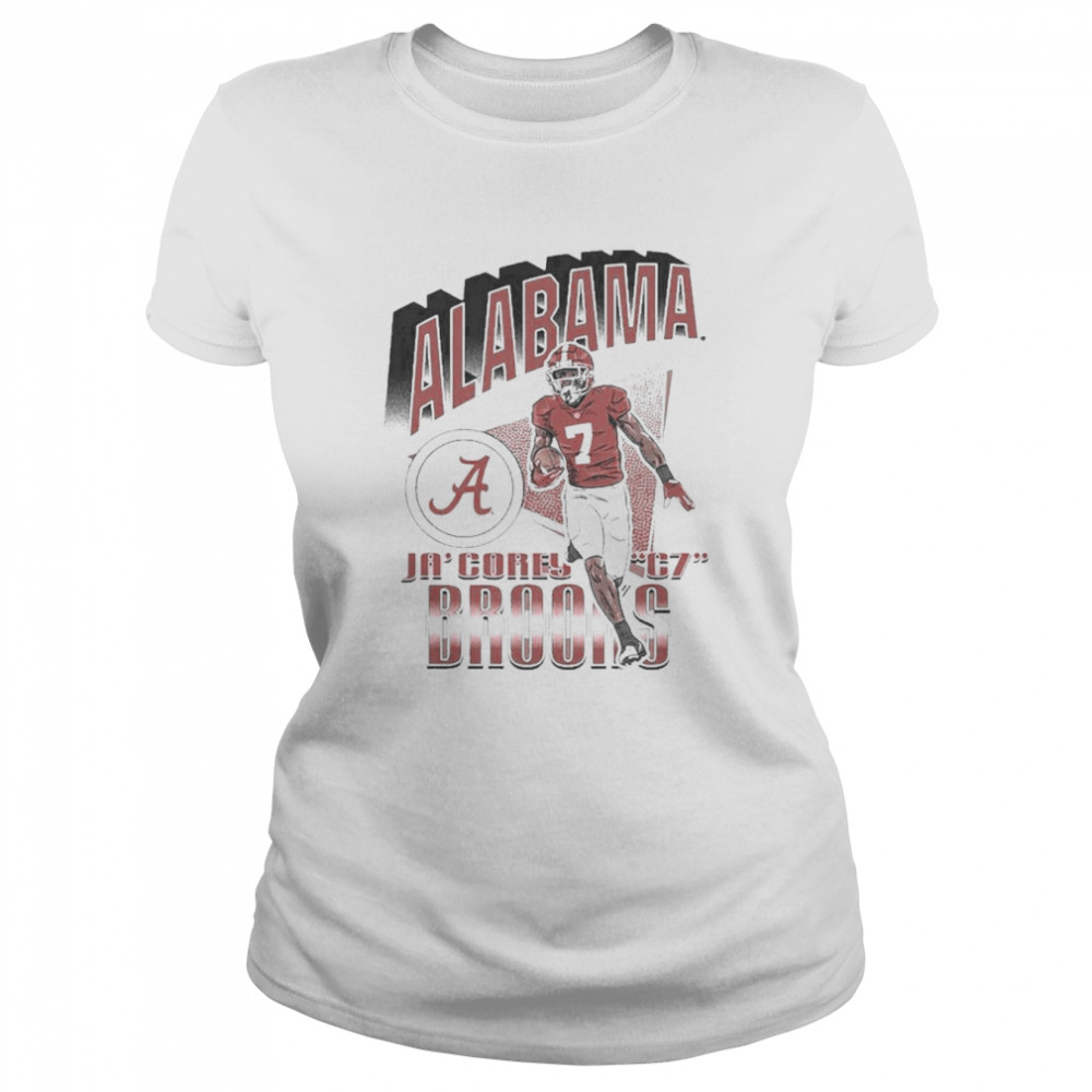 Alabama Crimson Tide Ja’corey Brooks C7 Caricature Classic Women's T-shirt