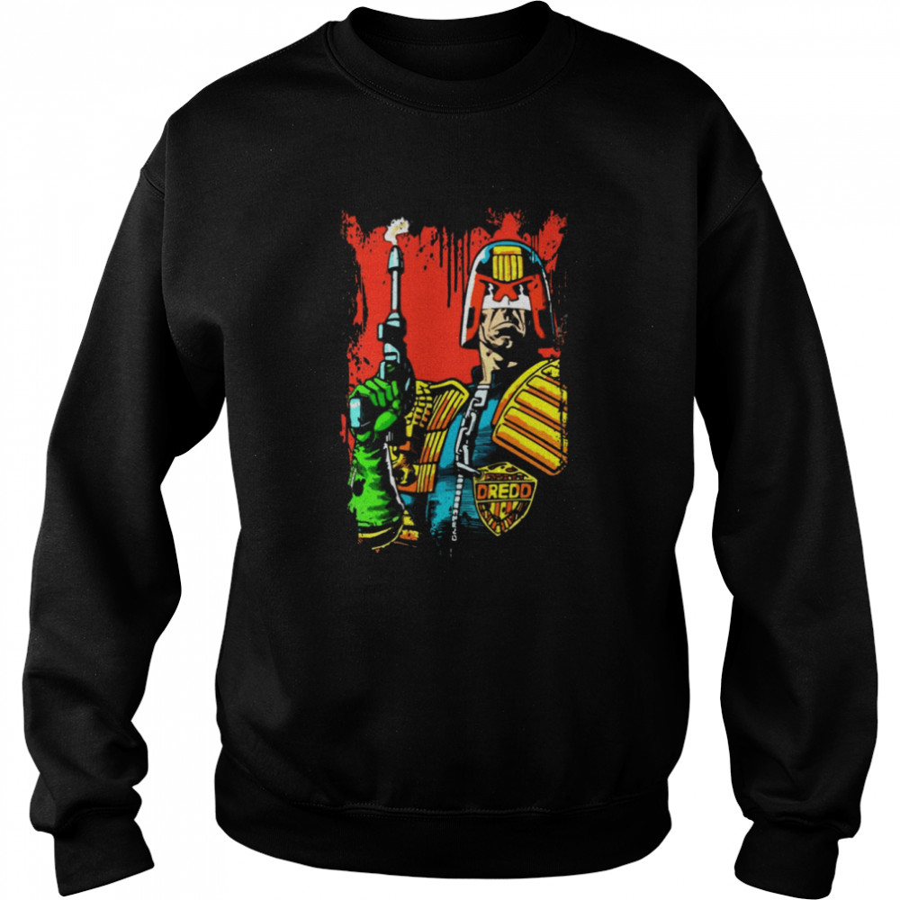 Comic Funny Judge Dredd shirt Unisex Sweatshirt