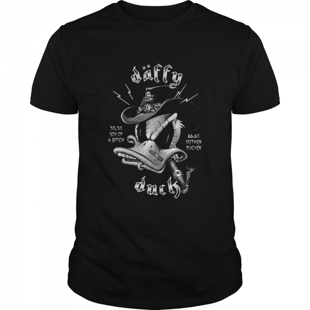 Daffy Duck 33.3 Son Of Bitch 66.6 Mother Fucker shirt Classic Men's T-shirt