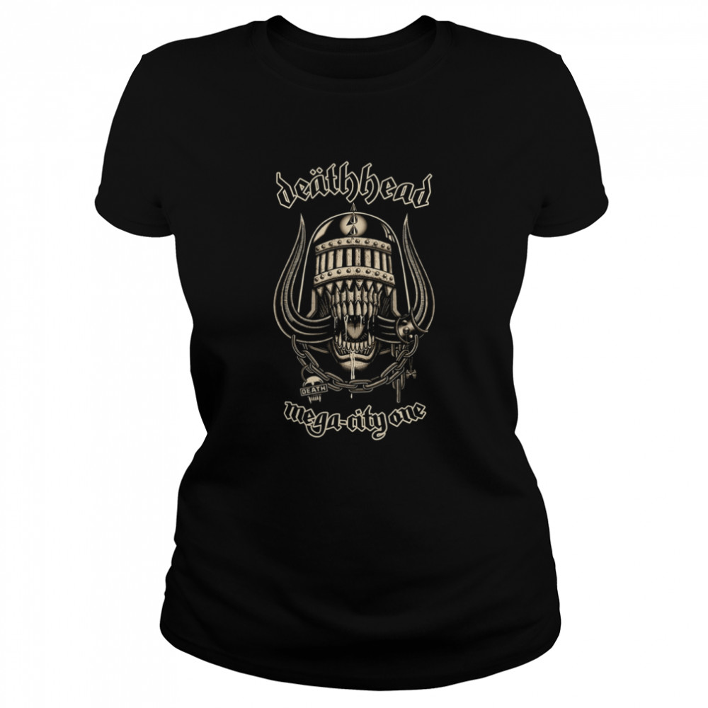Death Head Mega-city One Judge Death shirt Classic Women's T-shirt