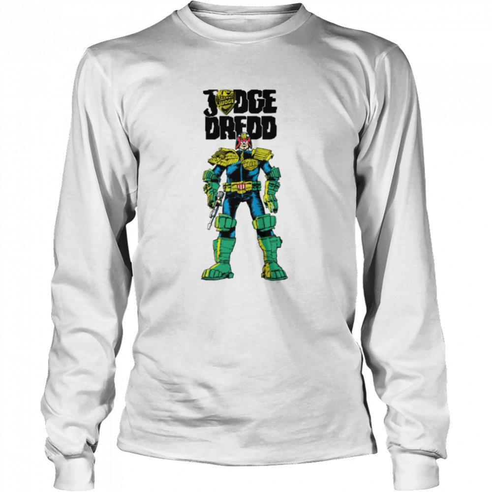 Dredd Judge Jury And Executioner Black shirt 6 Dredd Judge Jury And Executioner Black shirt Long Sleeved T-shirt