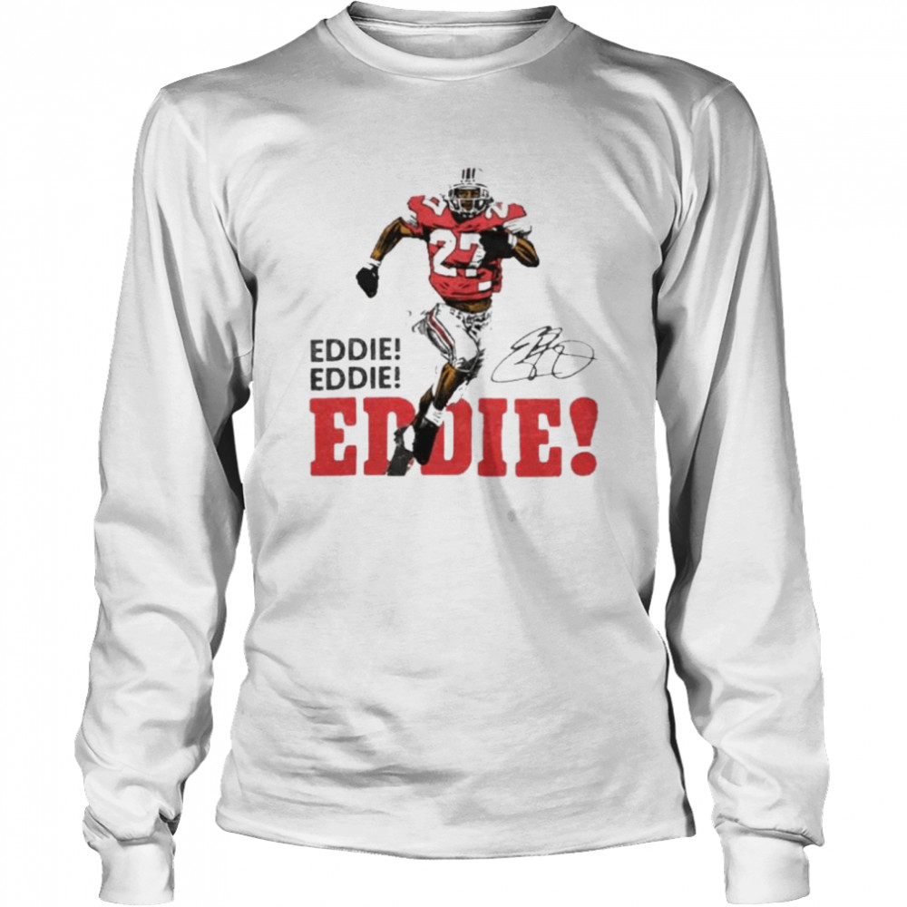 Eddie George signature shirt Long Sleeved T-shirt