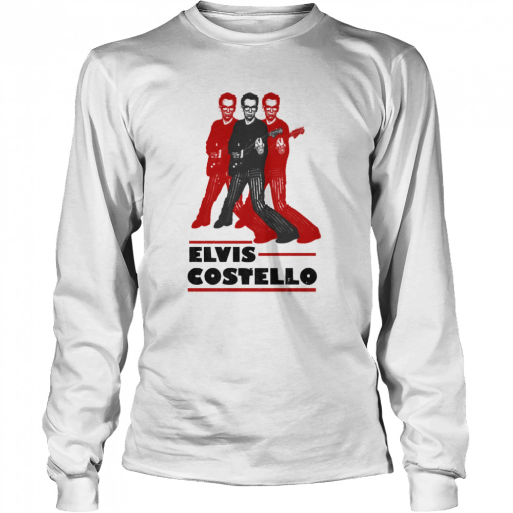 Elvis Costello shirt 6 Elvis Costello shirt Long Sleeved T-shirt