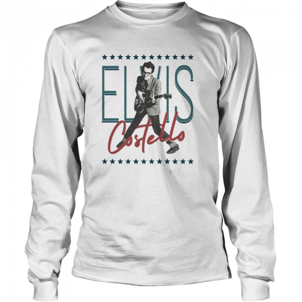 Elvis Costello Vintage shirt Long Sleeved T-shirt