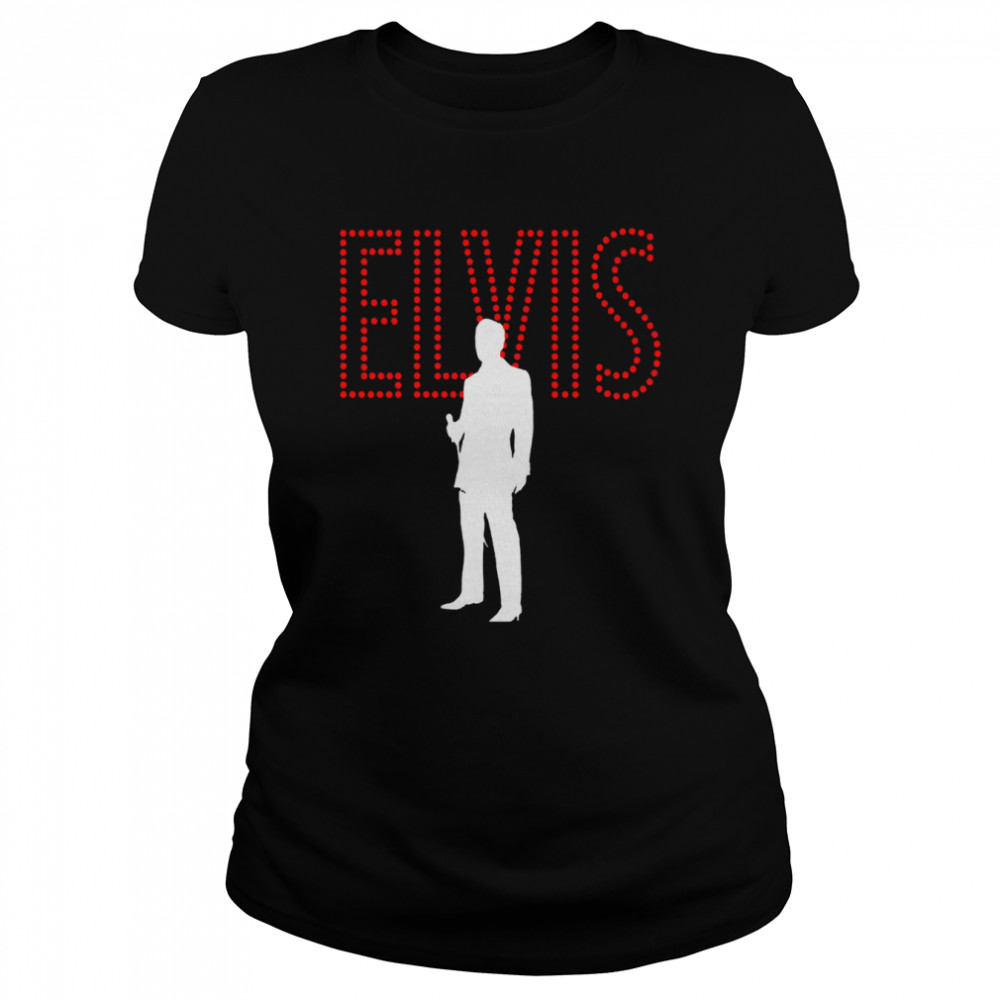 Elvis The King Rock And Roll Music Presley Las Vegas Jail House Rock Memphis Tupelo Nashville Gracel shirt Classic Women's T-shirt