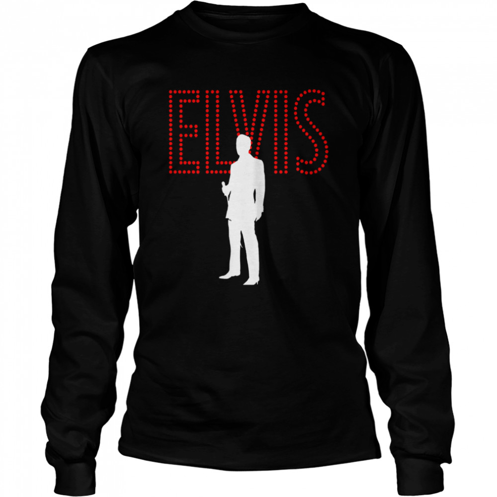 Elvis The King Rock And Roll Music Presley Las Vegas Jail House Rock Memphis Tupelo Nashville Gracel shirt Long Sleeved T-shirt