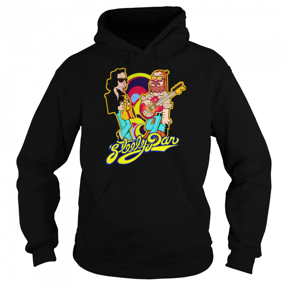 Fanart Steely Dan Colored shirt 8 Fanart Steely Dan Colored shirt Unisex Hoodie