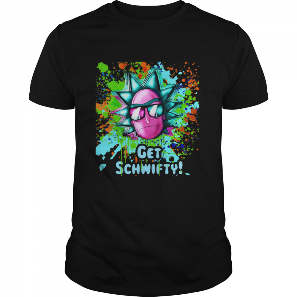 Funny Get Schwifty Rick And Morty Painting shirt Classic Men's T-shirt