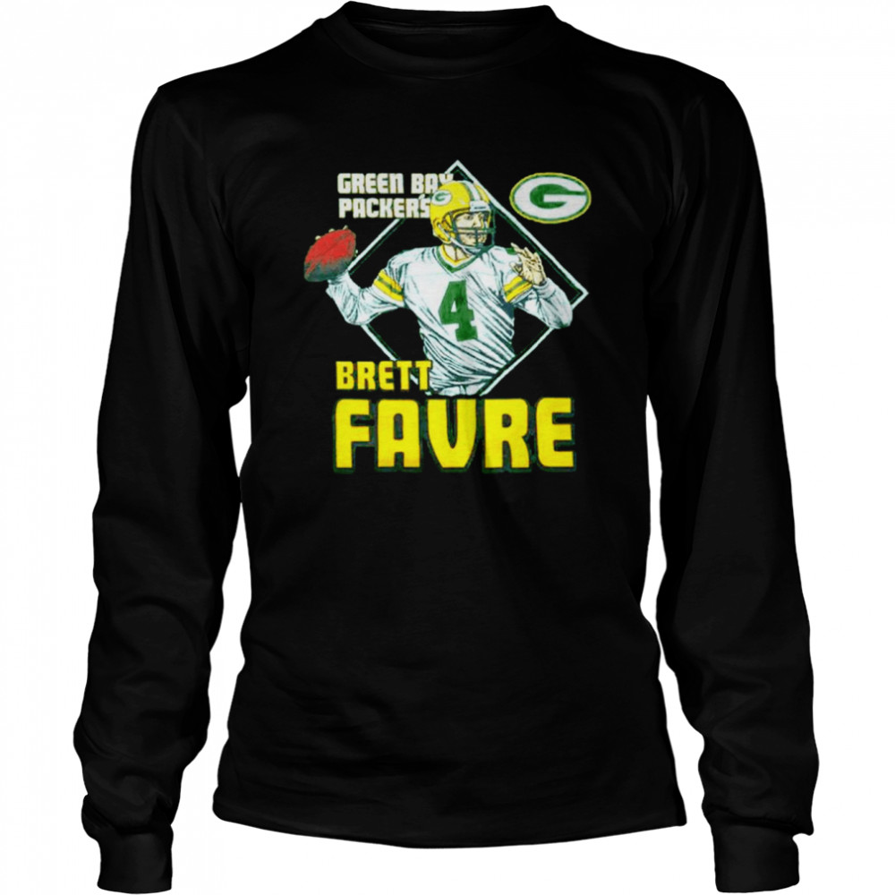Green Bay Packers Brett Favre shirt Long Sleeved T-shirt