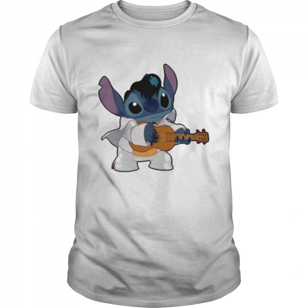 Guitar Player Elvis Stitch Elvis Presley shirt Classic Men's T-shirt