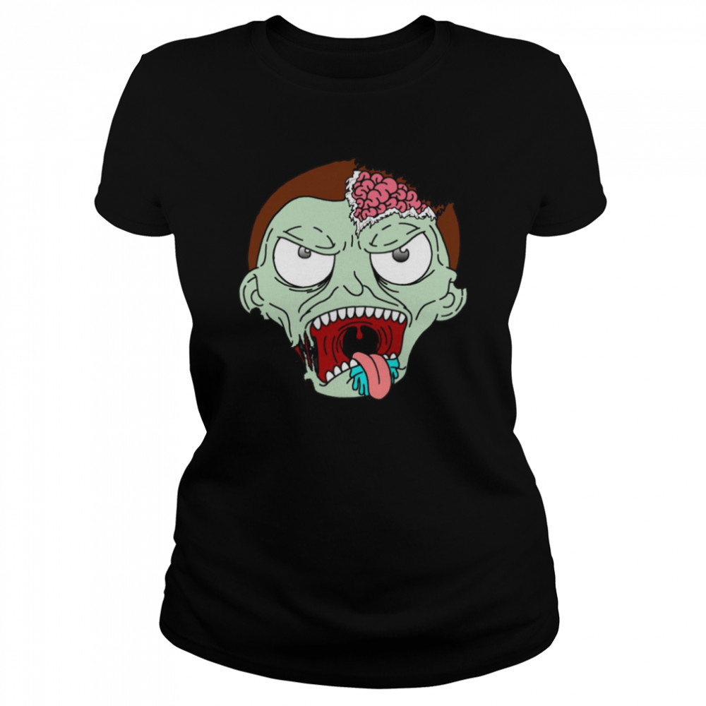 horror morty halloween shirt classic womens t shirt